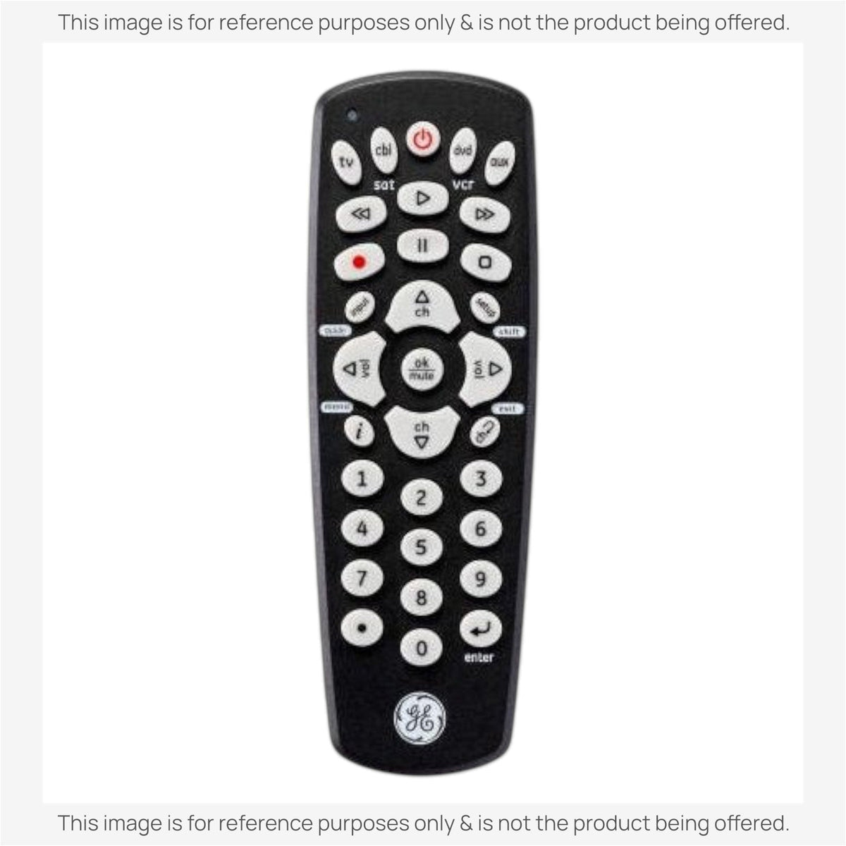 GE General Electric 27985 4-Device Universal Remote Control