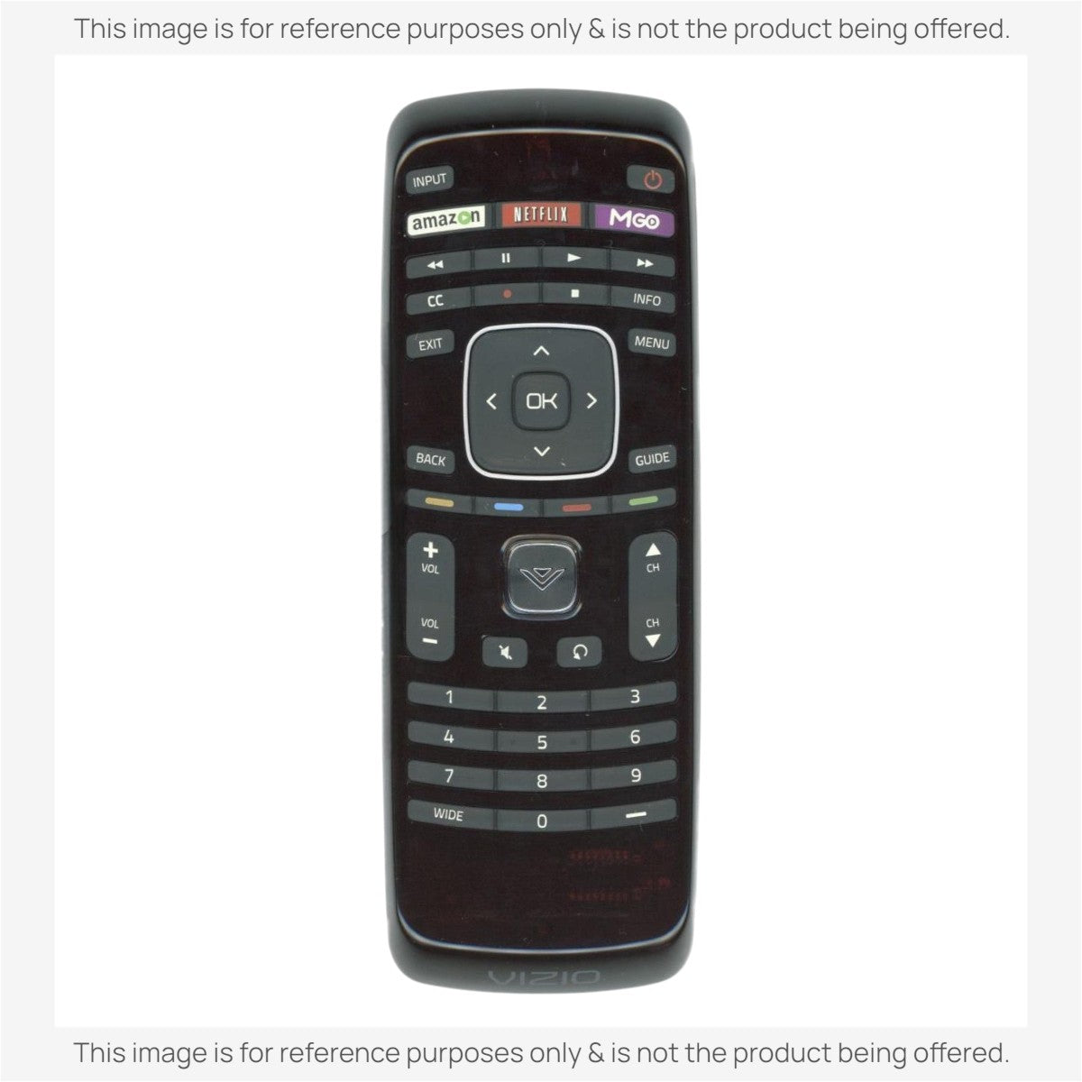 Vizio XRT112 TV Remote Control