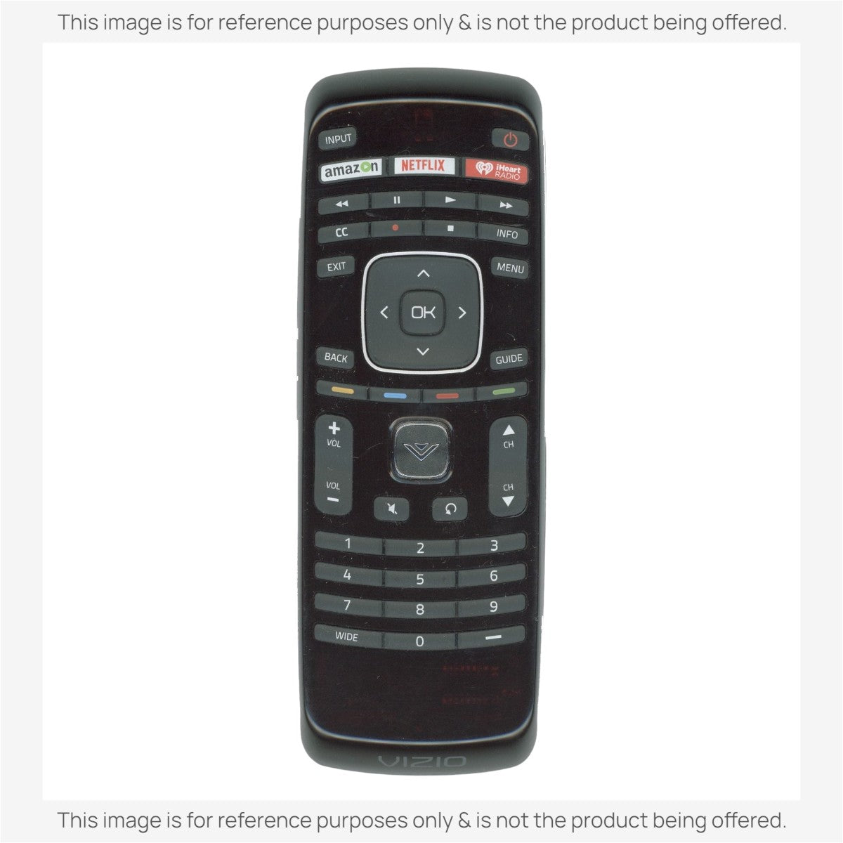 Vizio XRT112 iHeart/New Netflix TV Remote Control