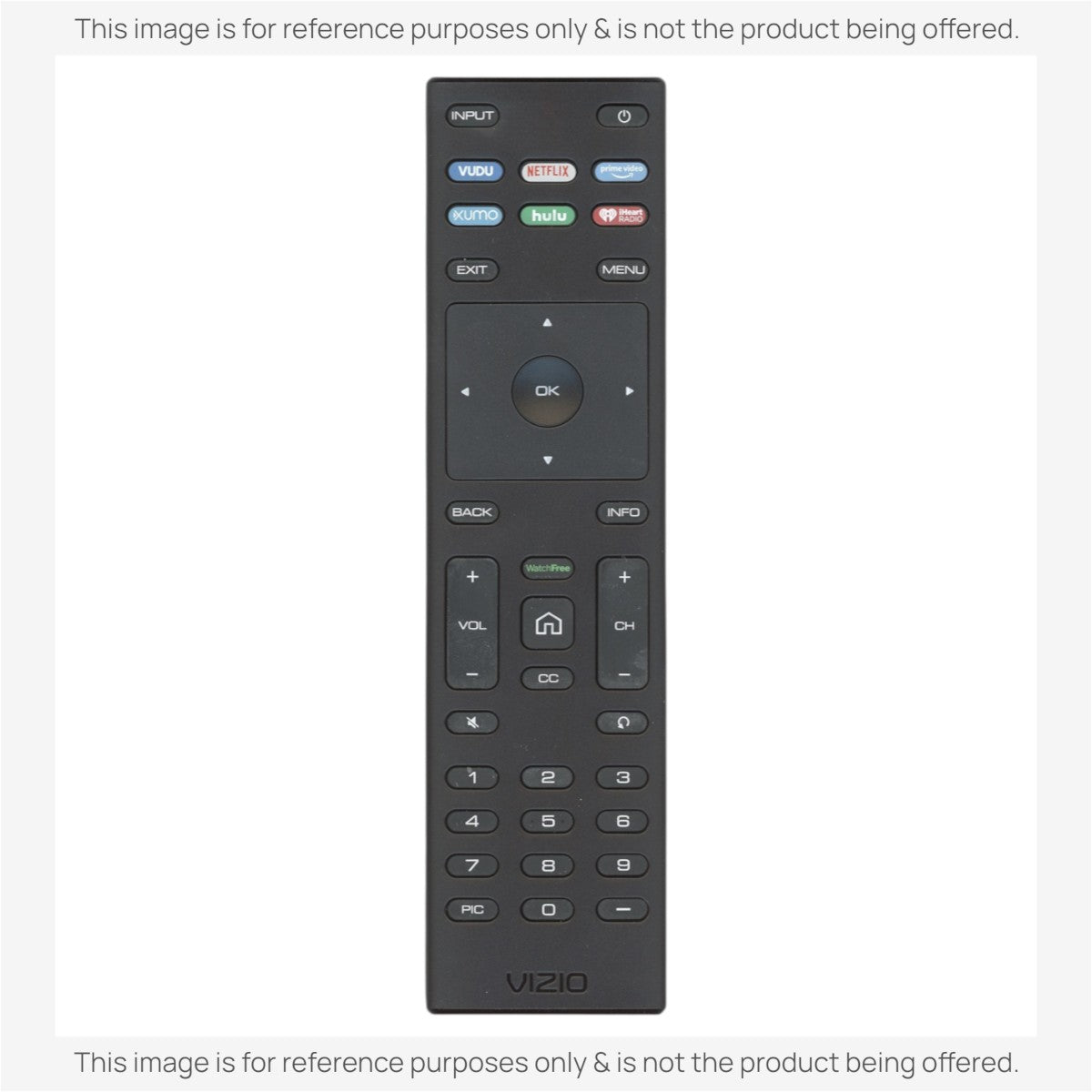 Vizio XRT136 TV Remote Control - 98003063772