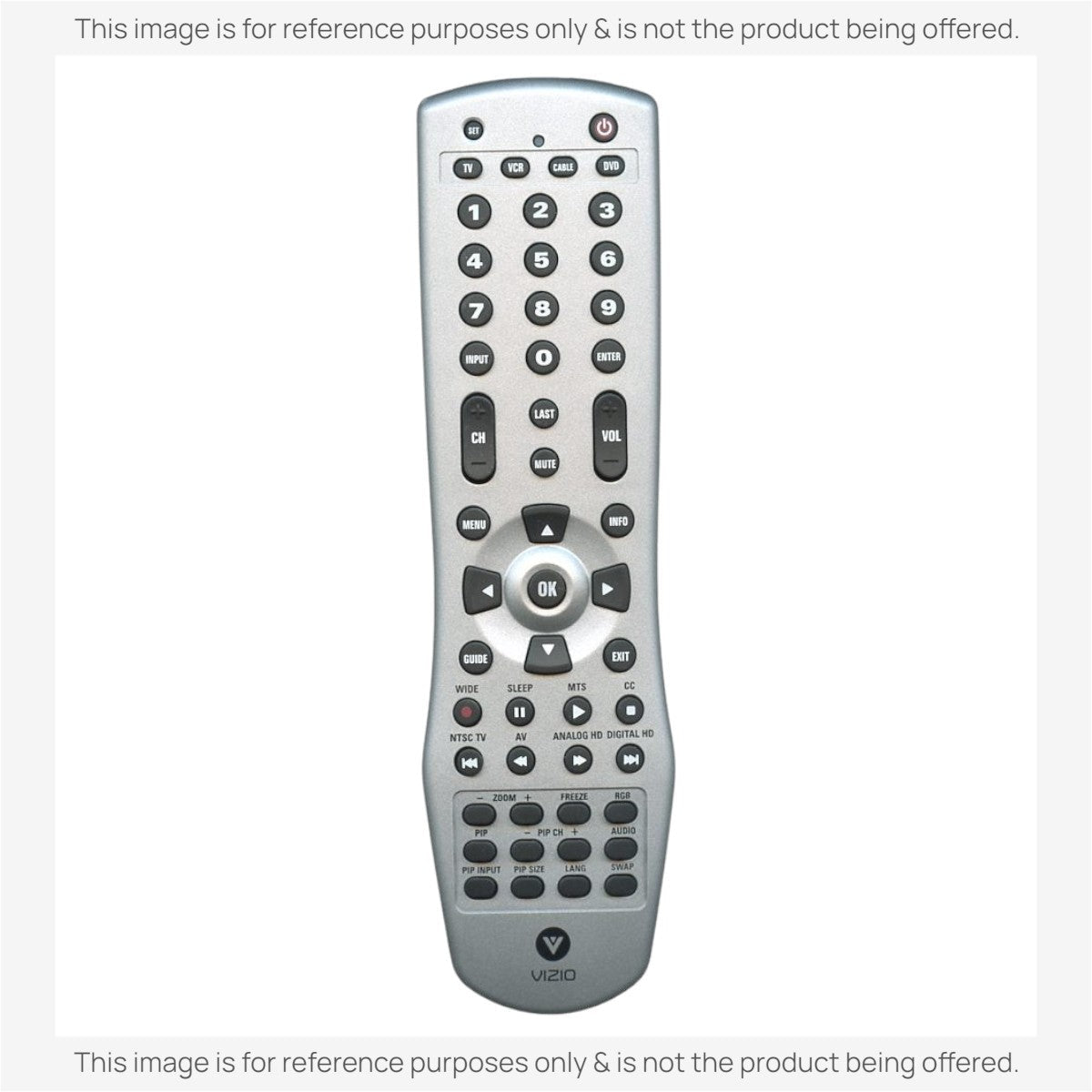 Vizio 098001035010 TV Remote Control