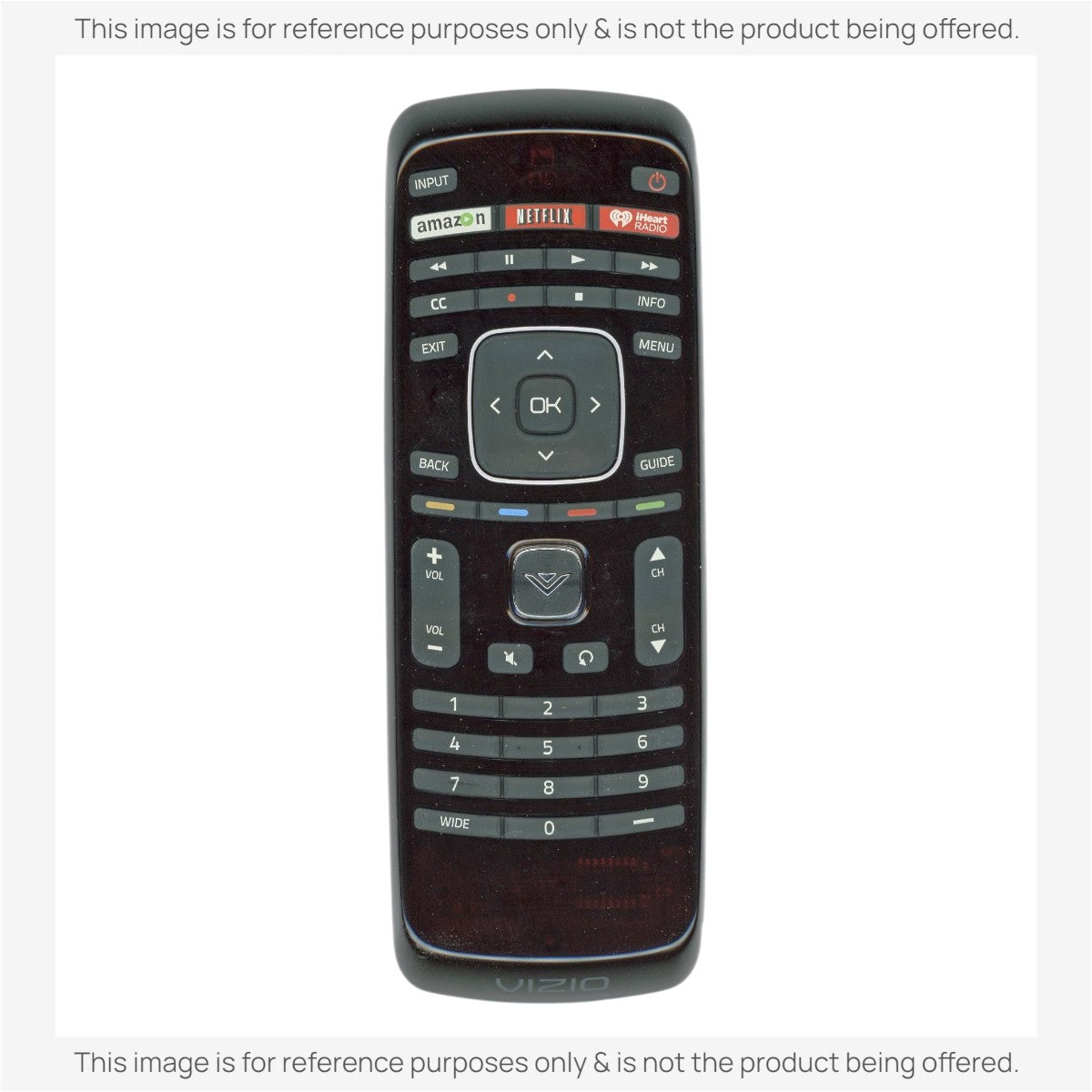 Vizio XRT112 TV Remote Control - 098003061022