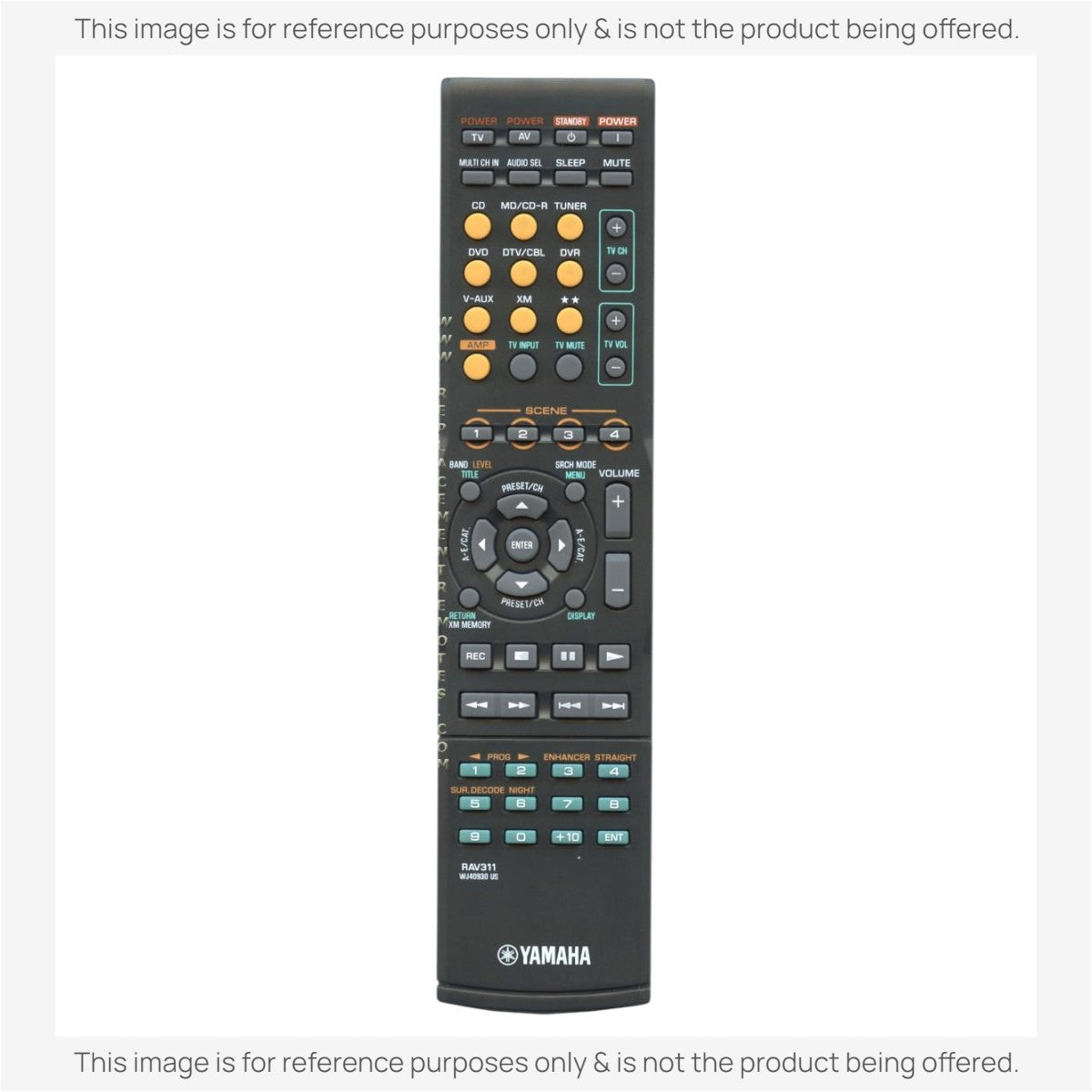 Yamaha RAV311 Receiver Remote Control