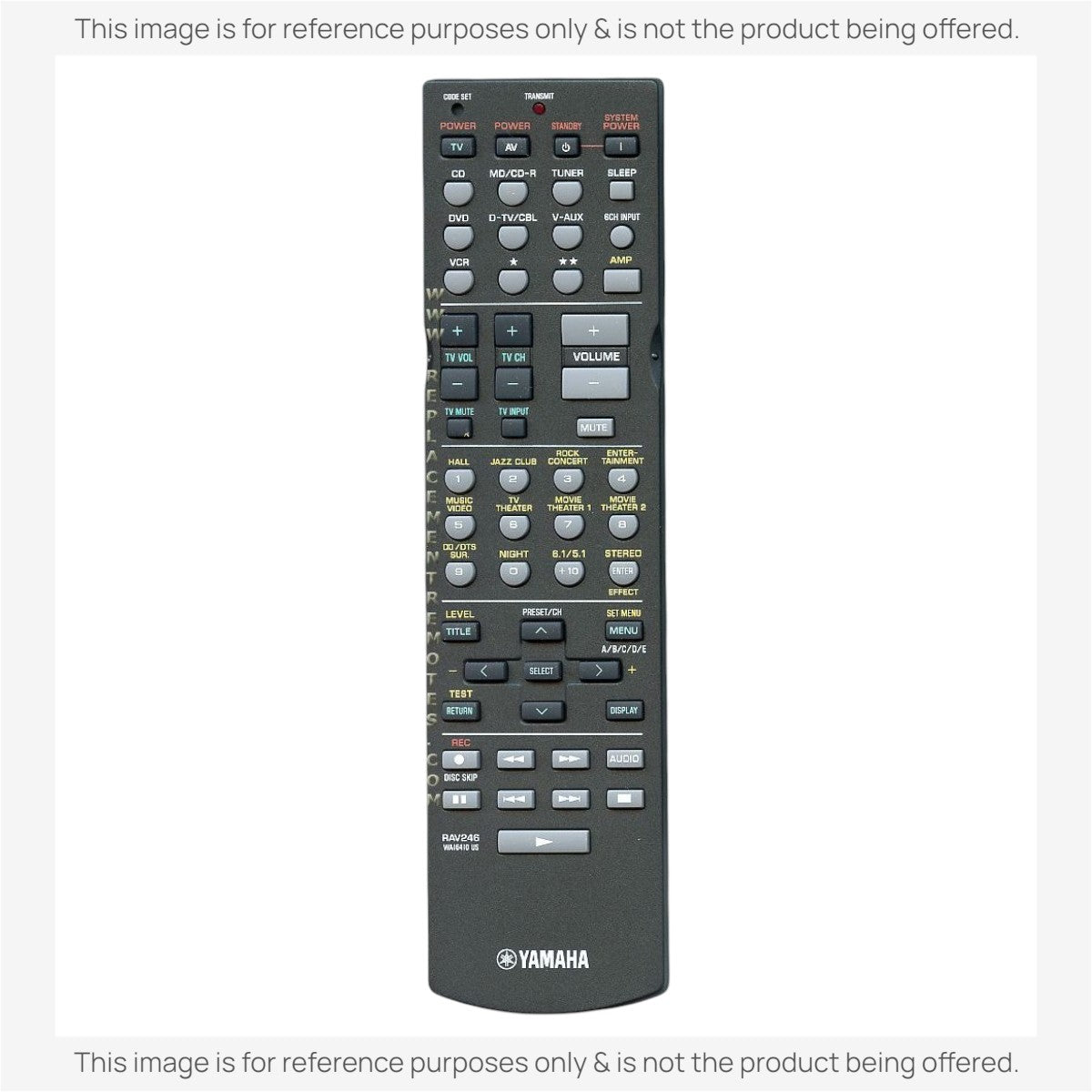 Yamaha RAV246 Home Theater Remote Control