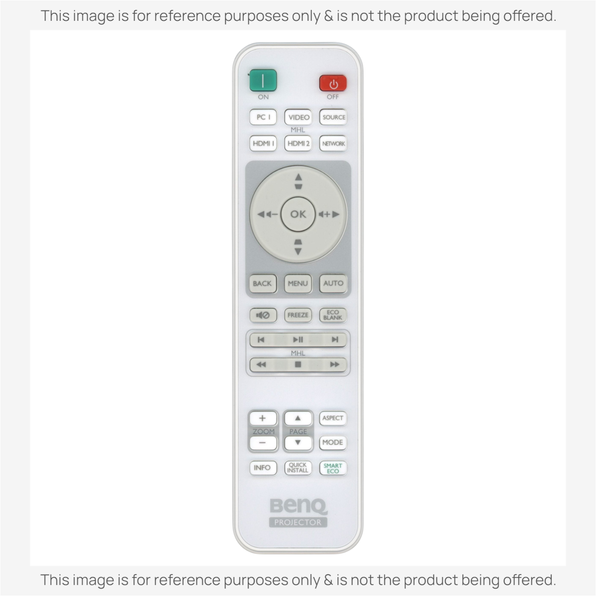 BenQ 1051D-2567 Projector Remote Control