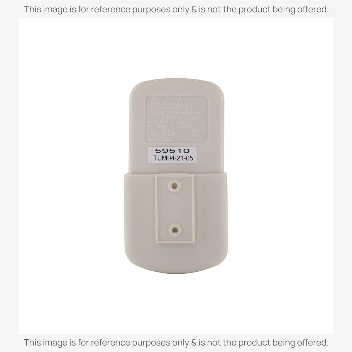 Hunter / Casablanca RH787T / CHQRH787T DC Ceiling Fan Remote Control | 6-Speed | Reverse | Light - G105501000