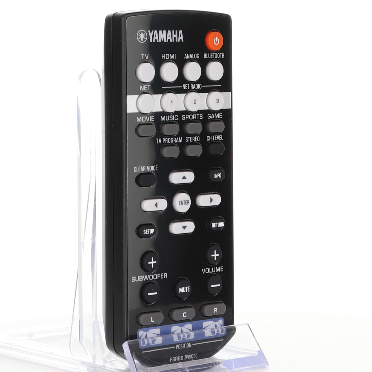 Yamaha FSR86 MusicCast TV Speaker Base Audio Remote Control - ZP807800