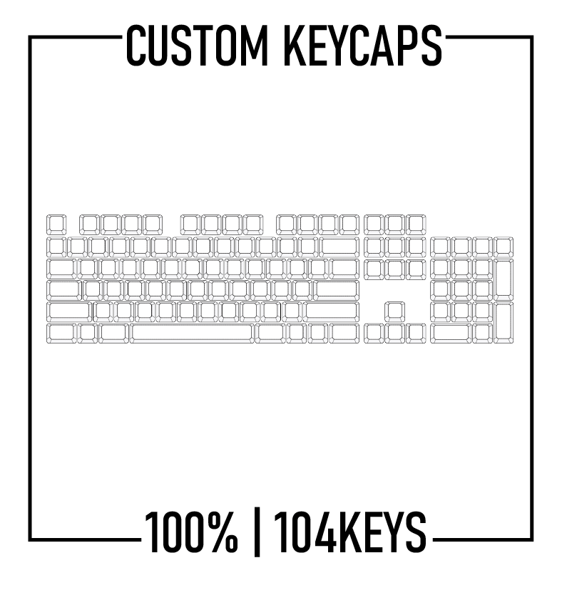 Design Studio 100% Keyboard Custom PBT Keycap set ( ANSI )