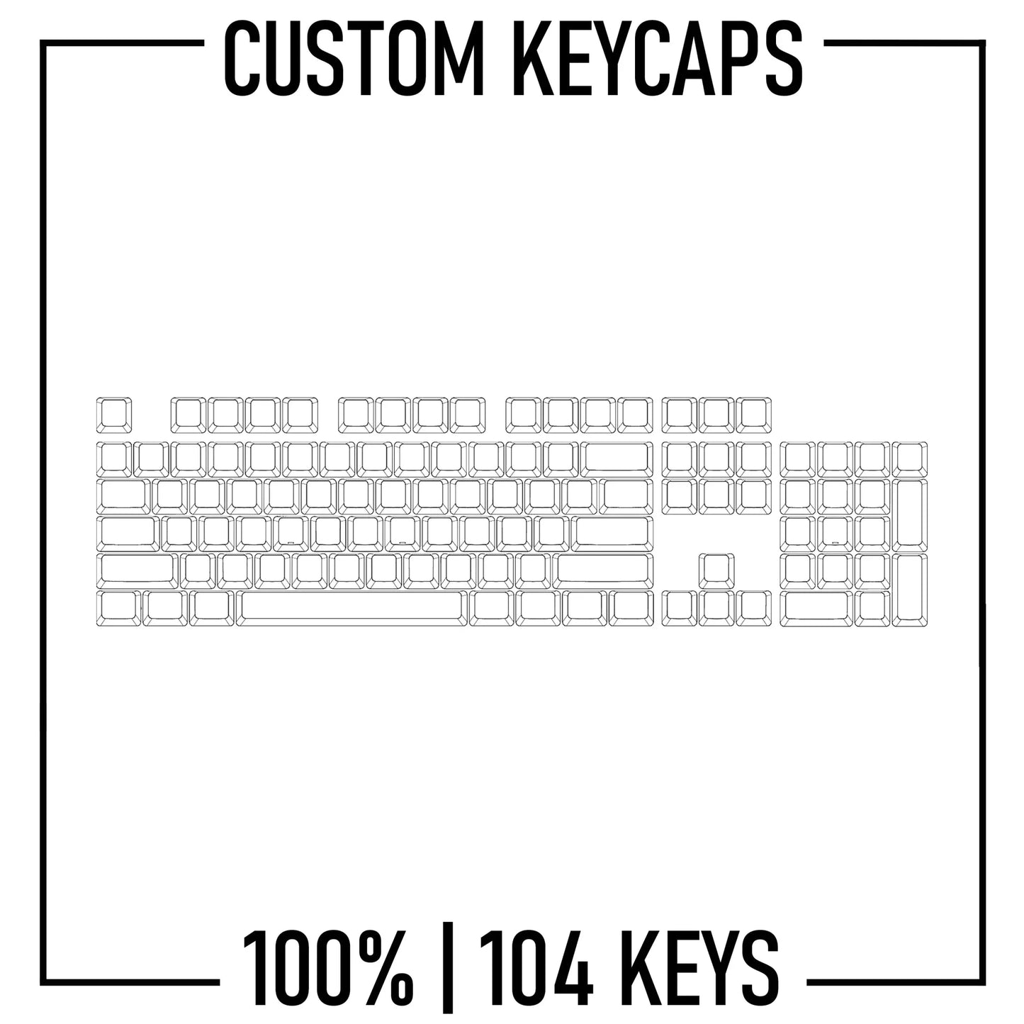 Design Studio - 100% Keyboard Custom Keycaps ( ANSI )