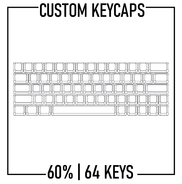 Design Studio - 60% Keyboard Custom PBT Keycap set ( ANSI )