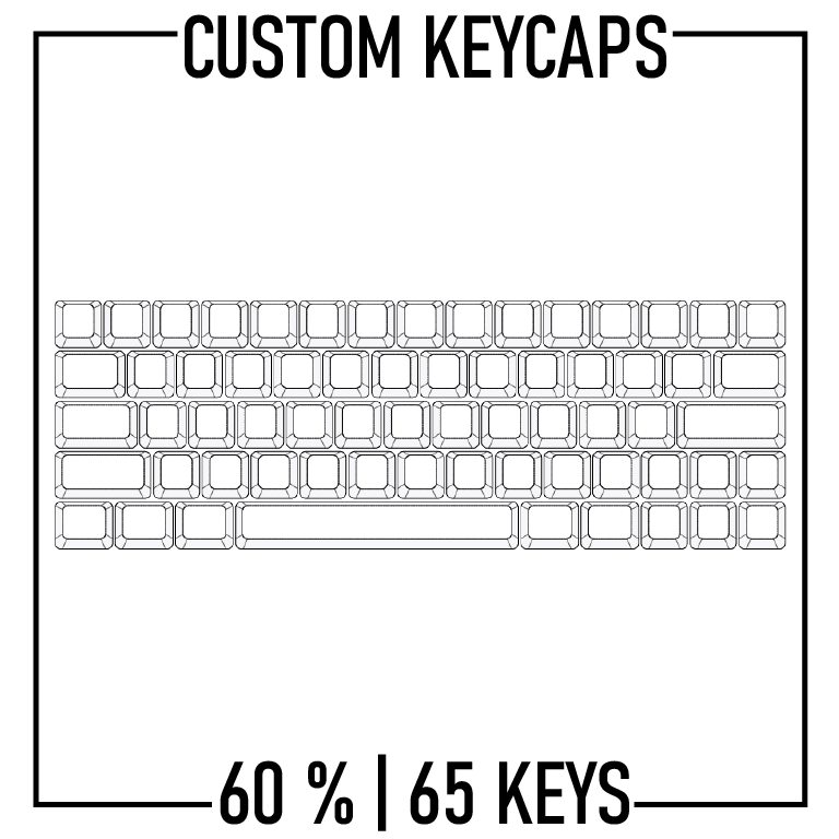 Design Studio - 60% Keyboard Custom Keycaps ( ANSI )