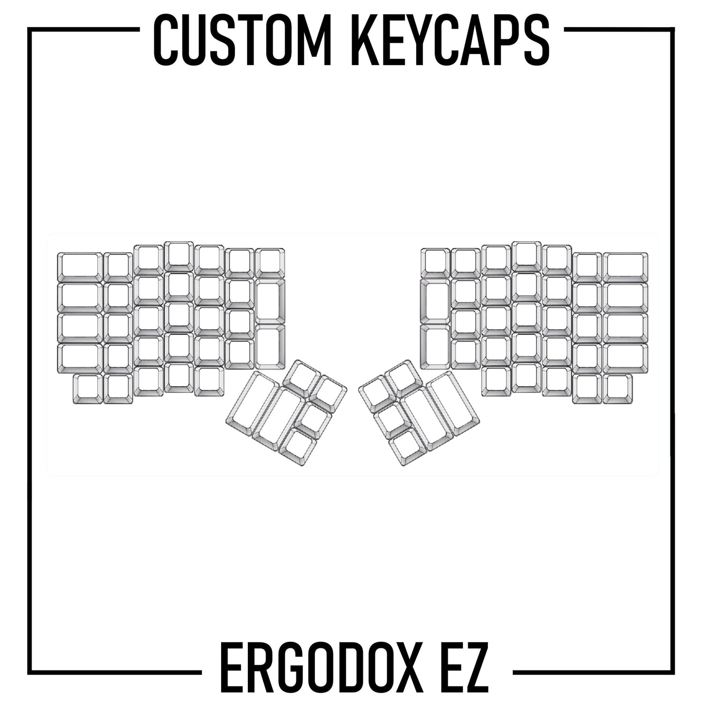 Design Studio - Ergodox EZ Keyboard Custom Keycaps ( ANSI )