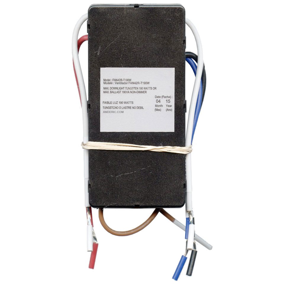 Anderic FAN42R Replacement Ceiling Fan Receiver for Harbor Breeze | 315MHz, FAN-42R
