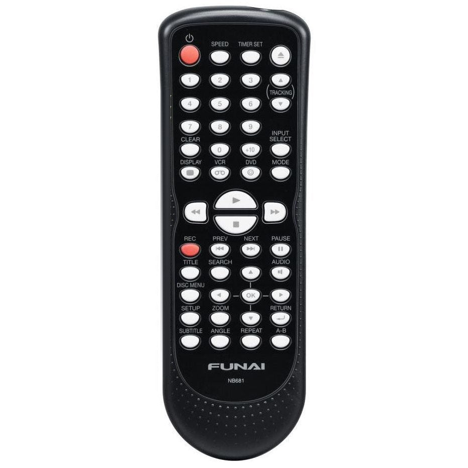 Funai NB681 DVD / VCR Combo Recorder Remote Control - NB681UD