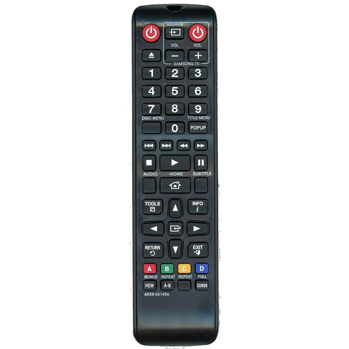 Anderic Generic AK5900149A for Samsung Blu-ray Home Theater Remote Control