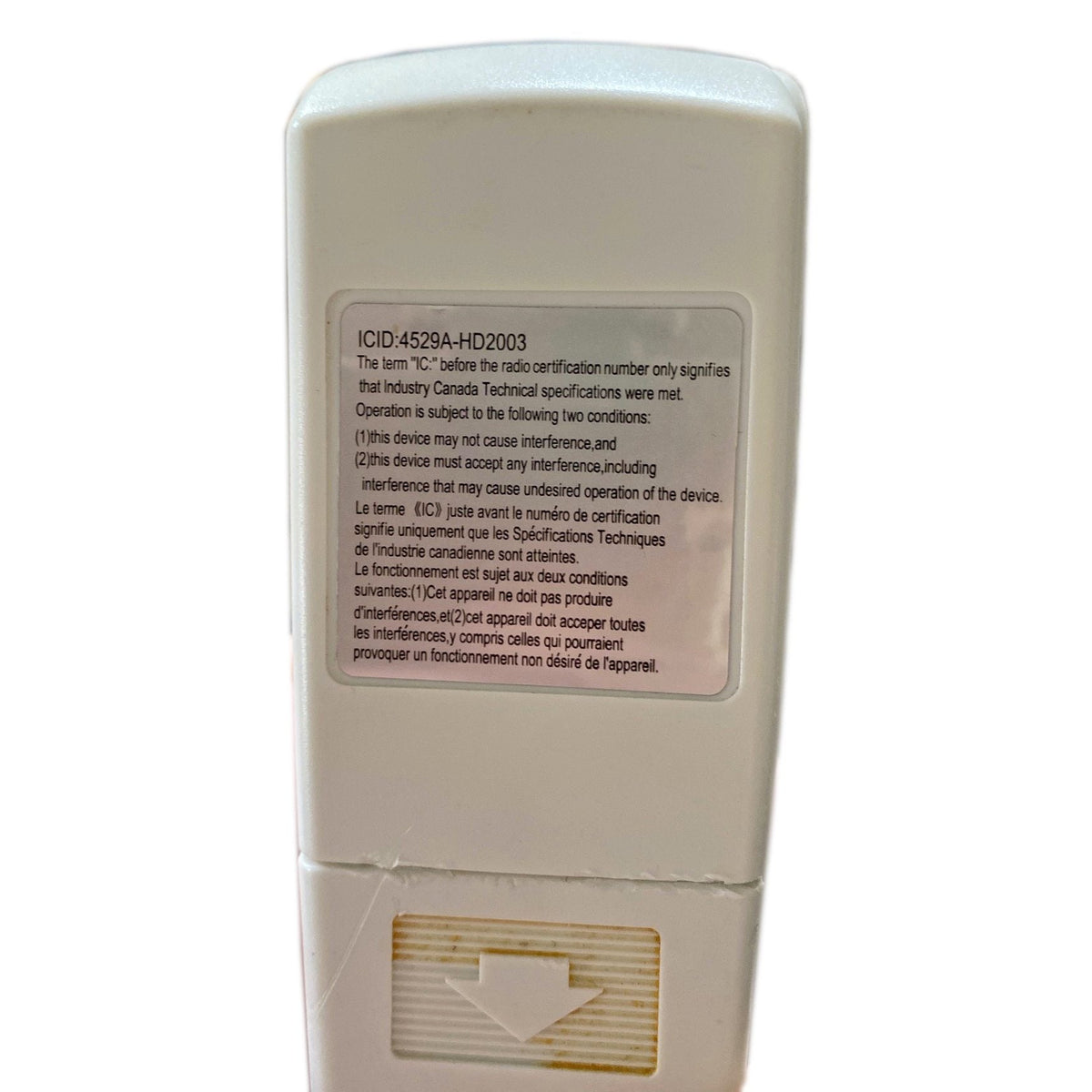 Hampton Bay 4529AHD2003 Ceiling Fan Remote Control