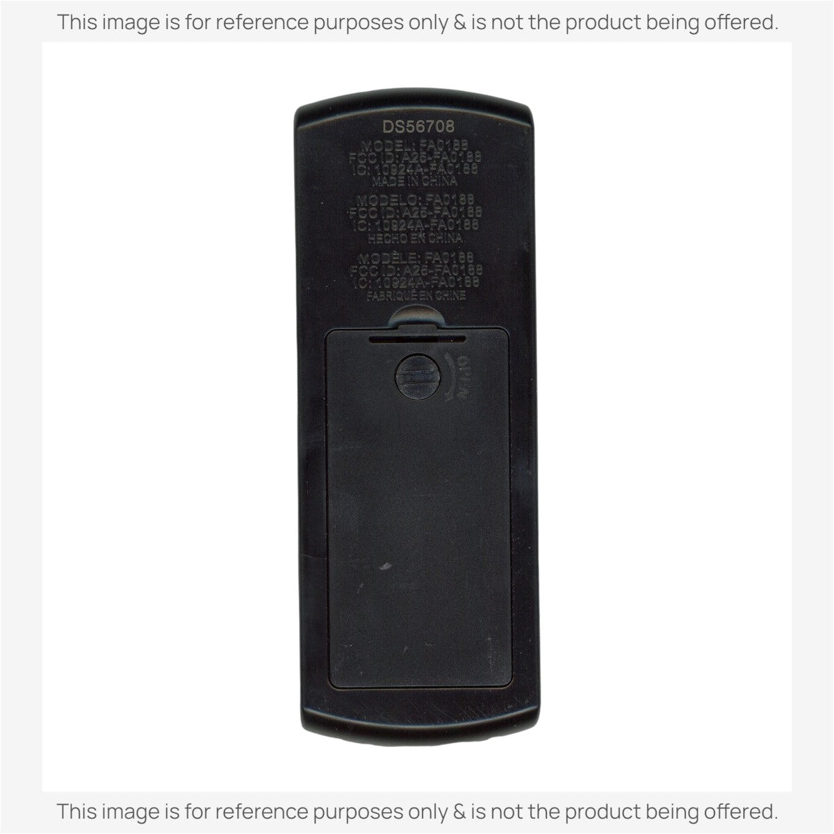Harbor Breeze FA0188 Ceiling Fan Remote Control