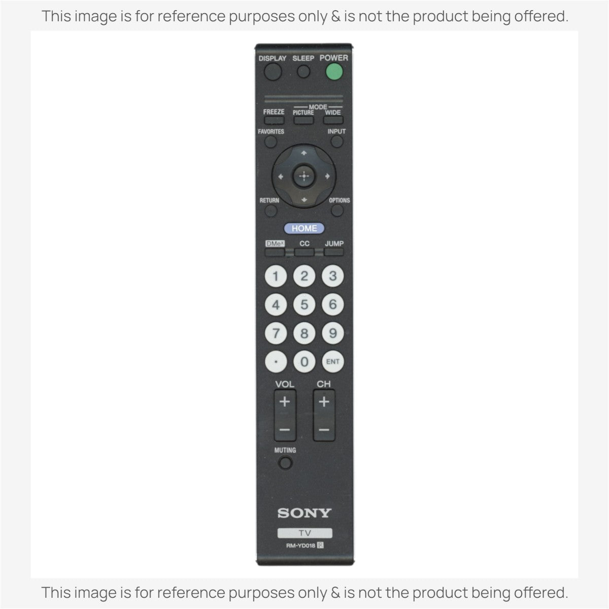 Sony RM-YD018 TV Remote Control - RMYD018