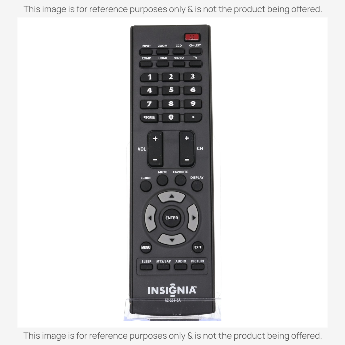 Insignia RC-201-0A TV Remote Control