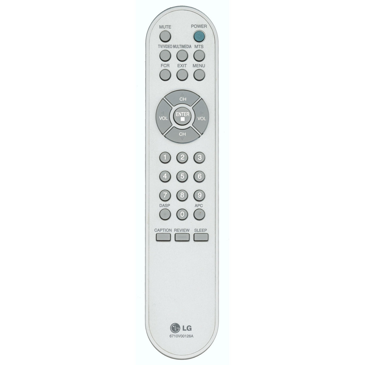 LG 6710V00126A TV Remote Control