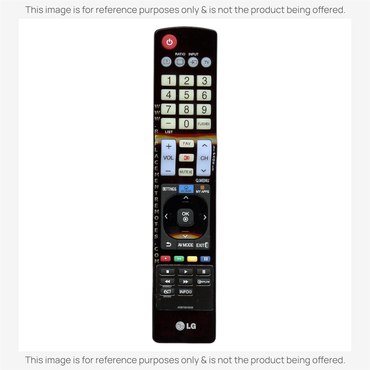 LG AGF76578719 TV Remote Control