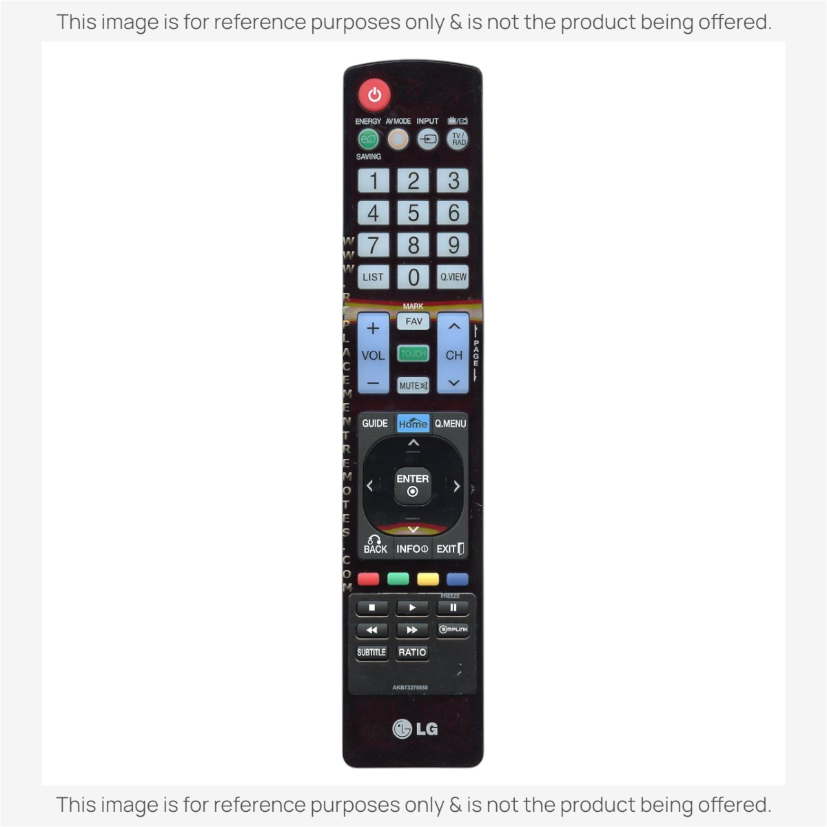 LG AKB73275658 TV Remote Control