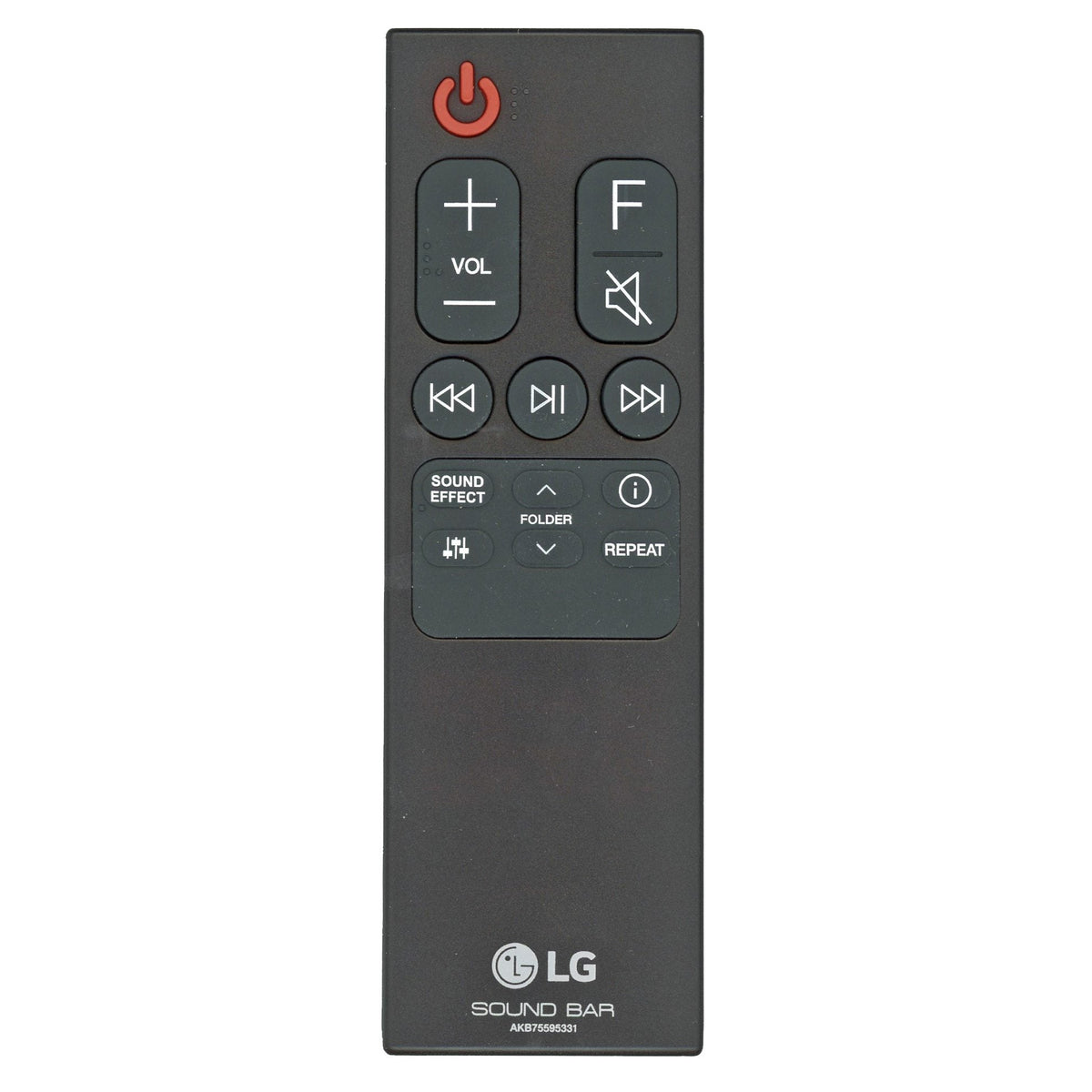 LG AKB75595331 Sound Bar Remote Control