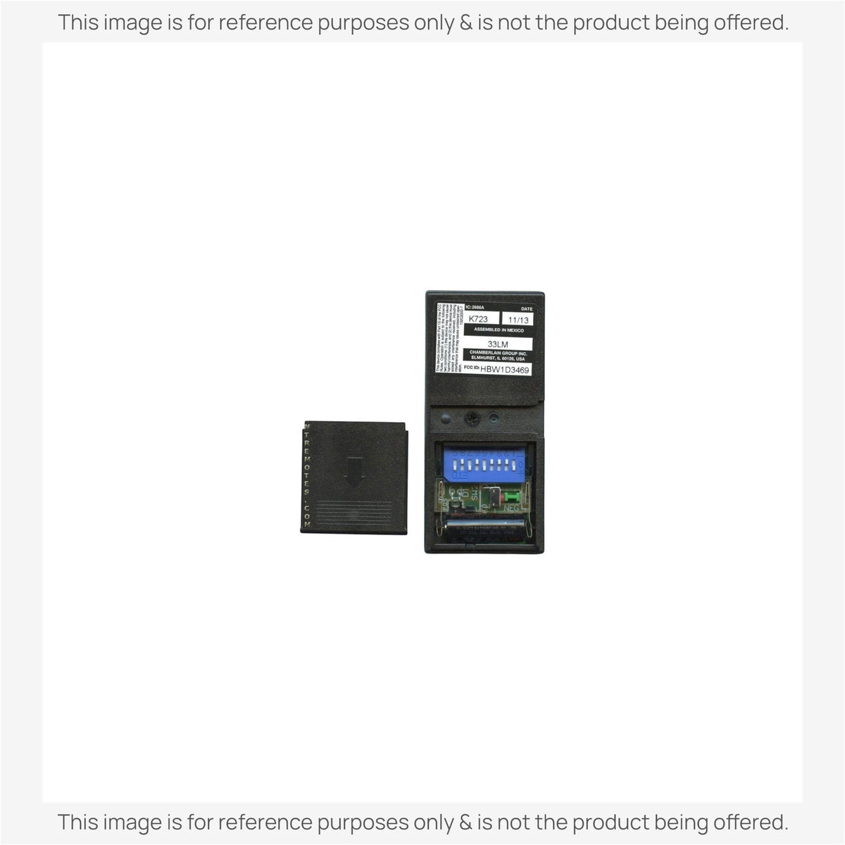LiftMaster 33LM / 33LMC / 63LM / 63LMC 3-Button Visor 390mhz Garage Door Opener Remote Control