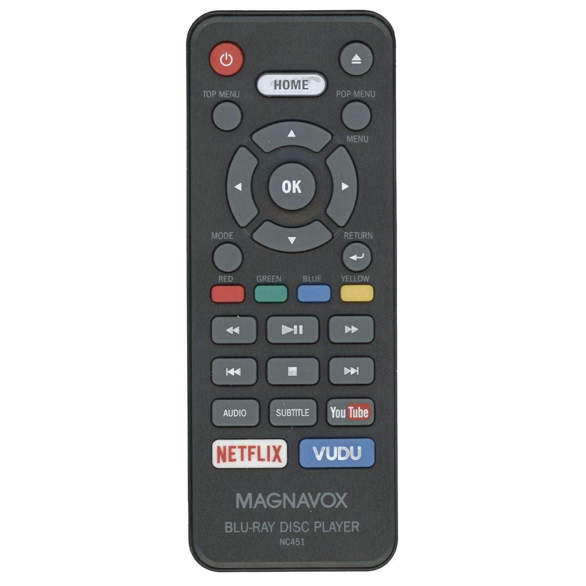 Magnavox NC451UH Blu-ray Remote Control