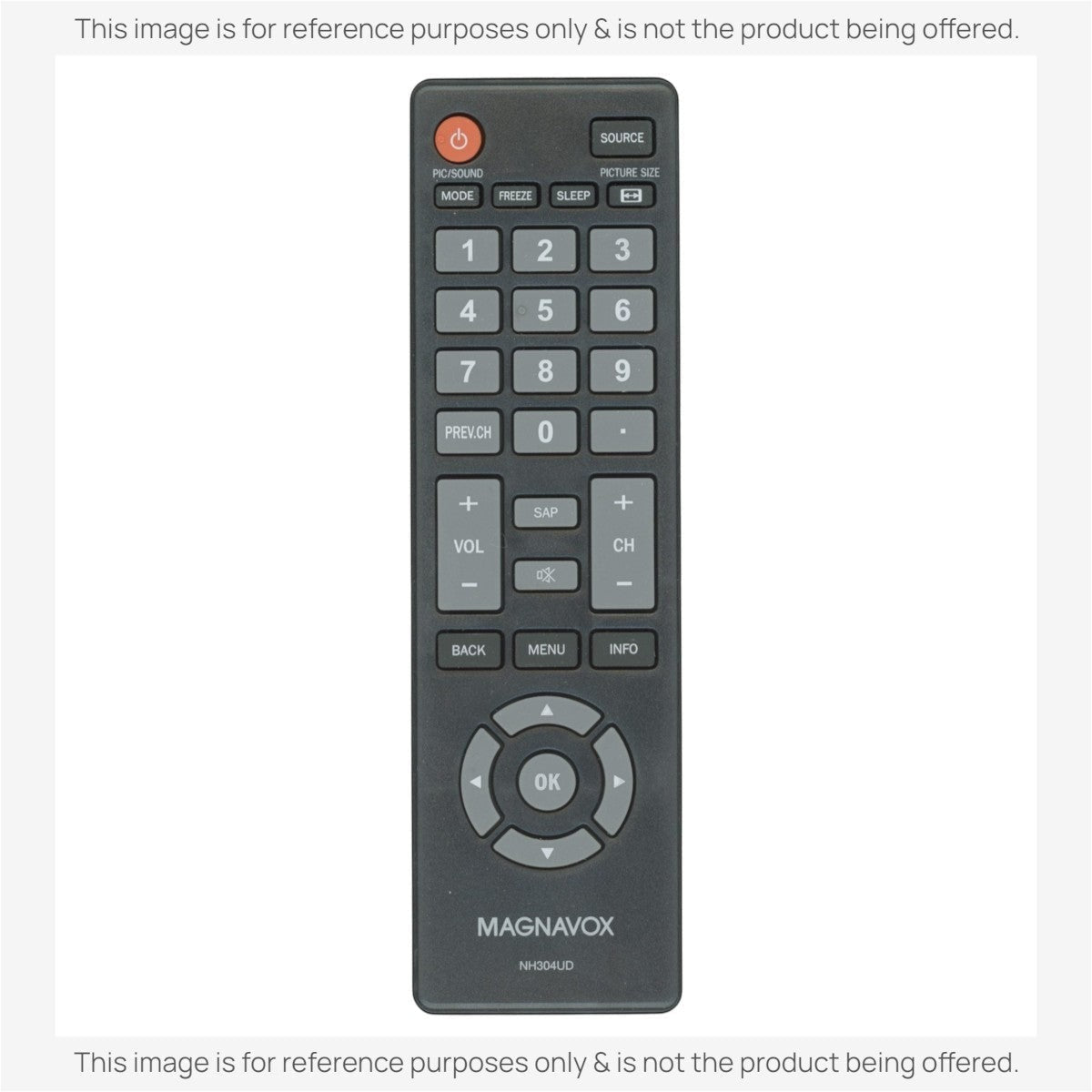 Magnavox NH304UD TV Remote Control