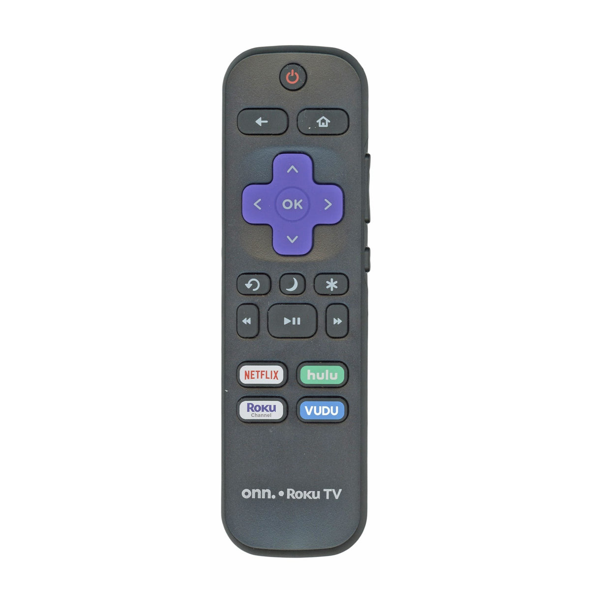 ONN RC-439 ROKU TV Remote Control | Netflix | Hulu | Roku Channel | Vudu - RC439