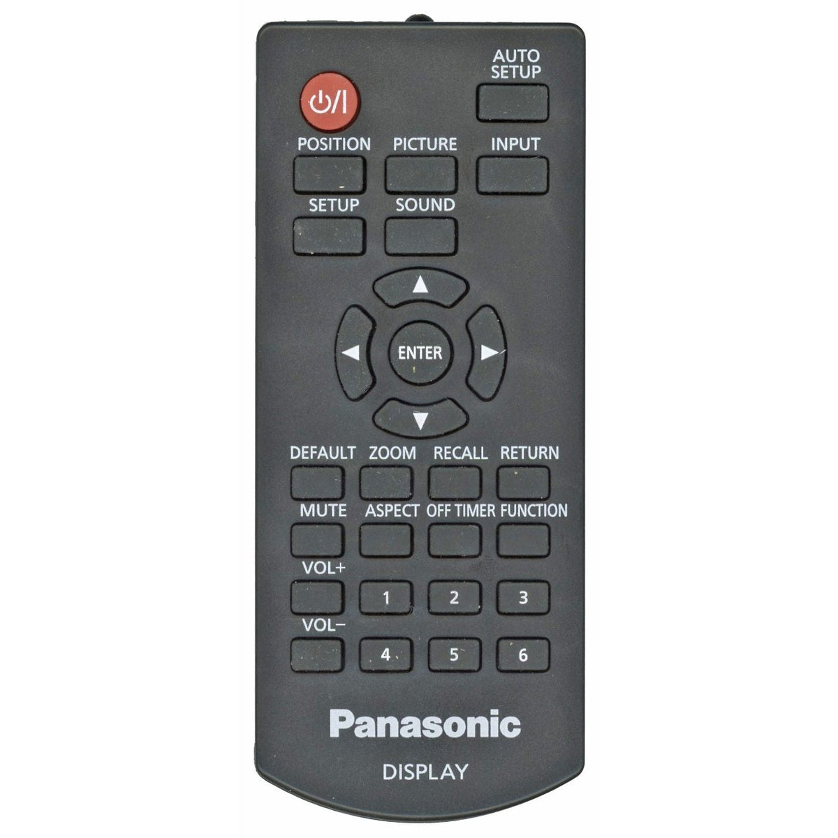 Panasonic N2QAYA000099 Monitor Remote Control