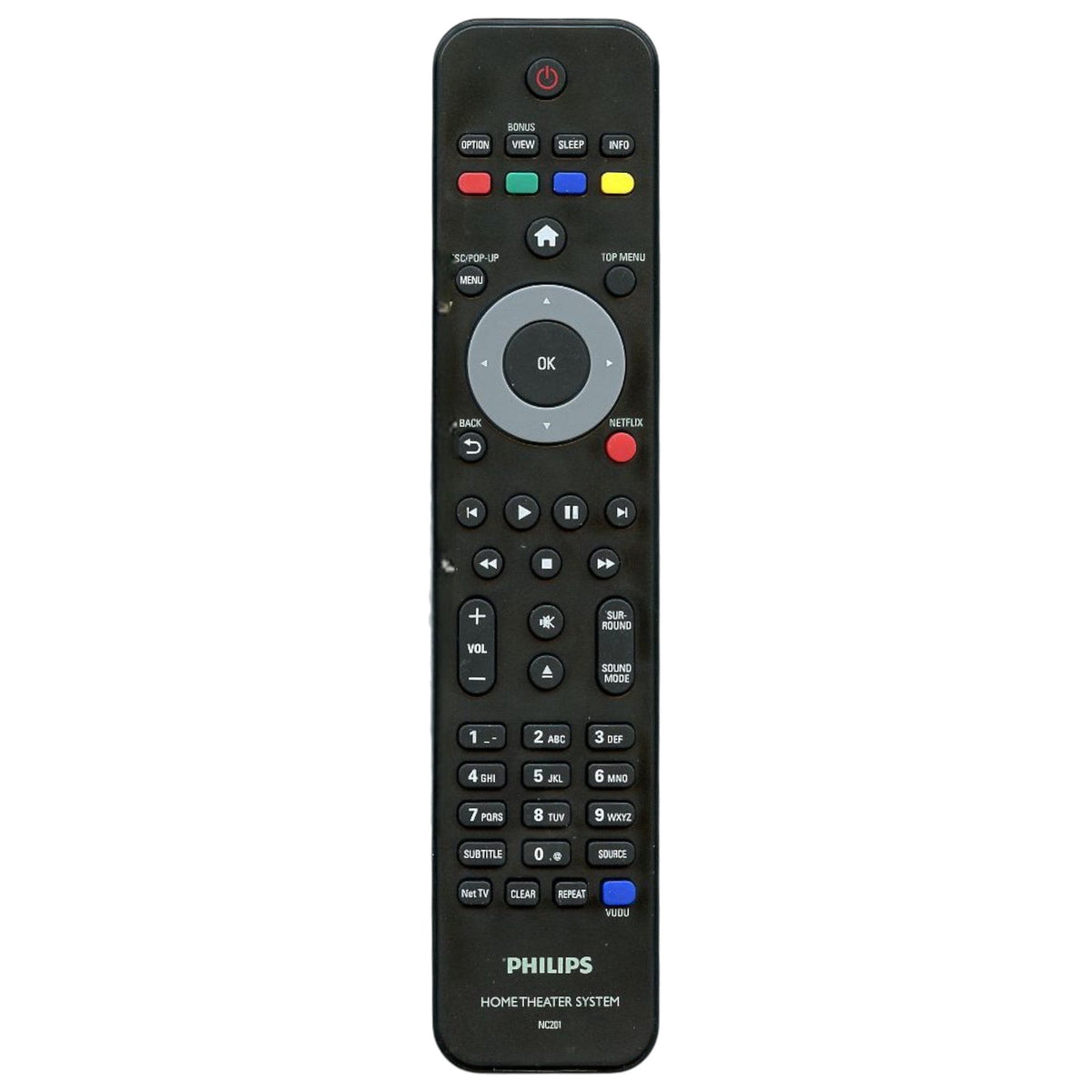 Philips NC201UD Home Theater Remote Control