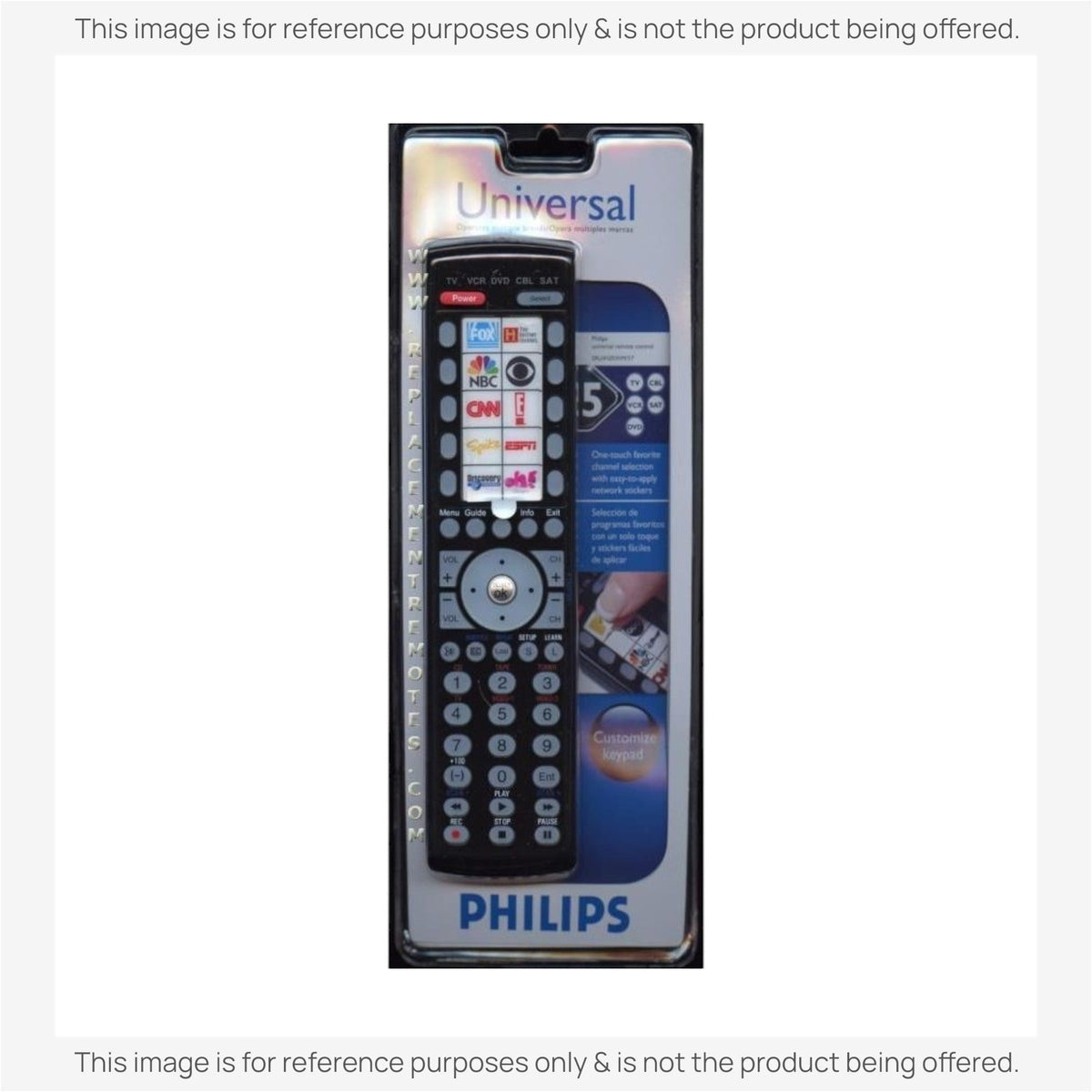 Philips SRU4105WM/17 5-Device Universal Remote Control