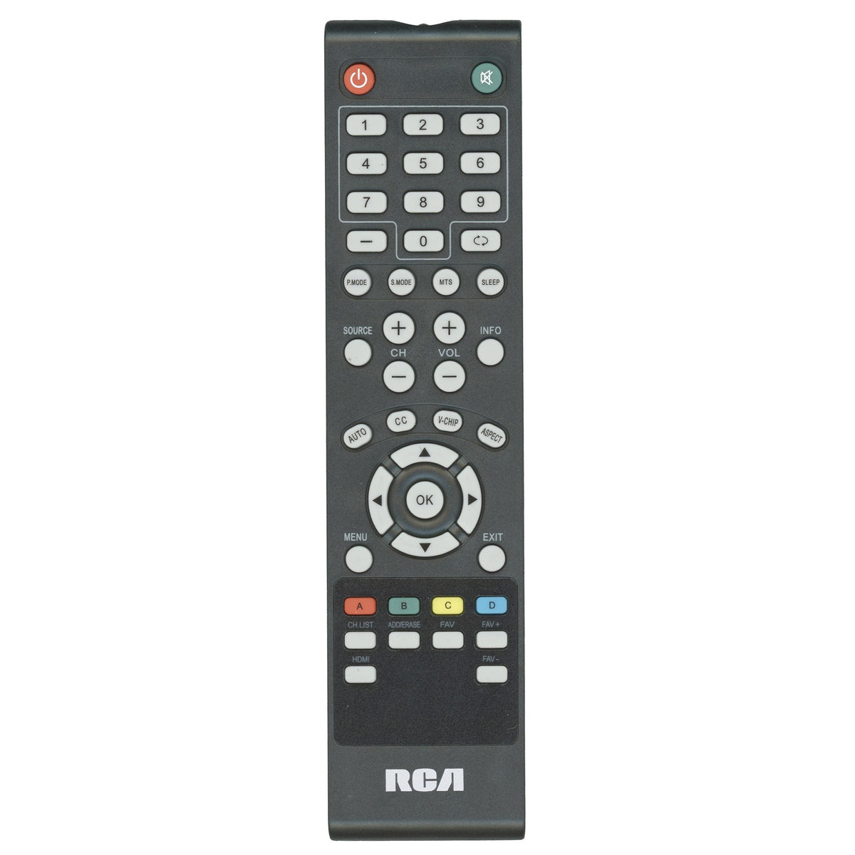 RCA FB04REM TV Remote Control - FB04REM