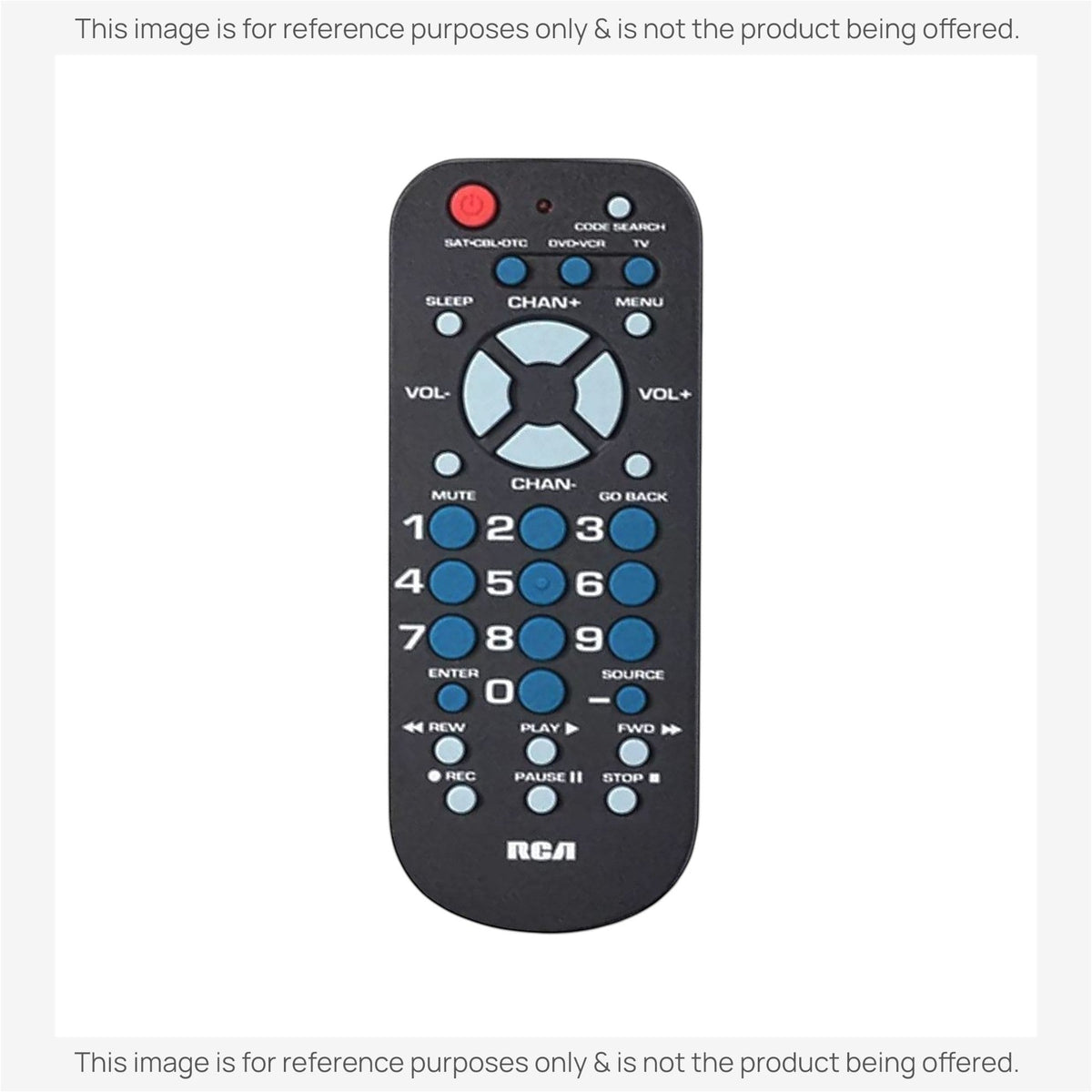 RCA RCR503BE 3-Device Universal Remote Control