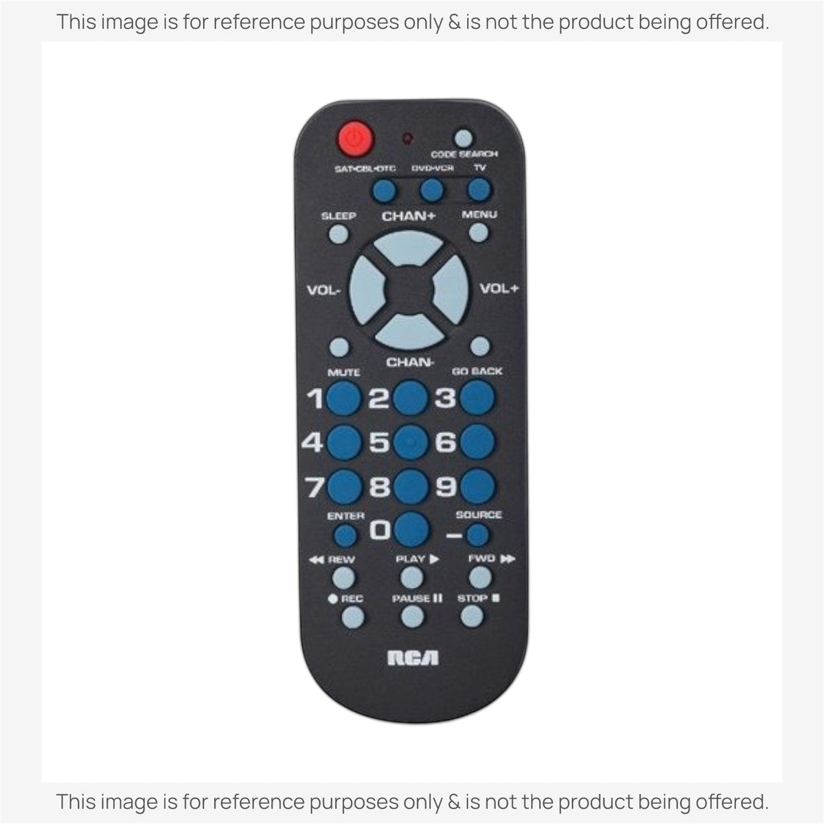 RCA RCR503BZ 3-Device Universal Remote Control