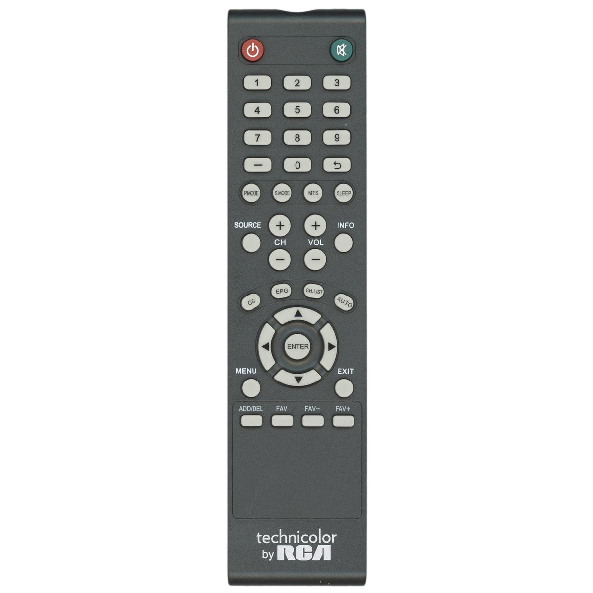 RCA TC3250ABREM Technicolor TV Remote Control
