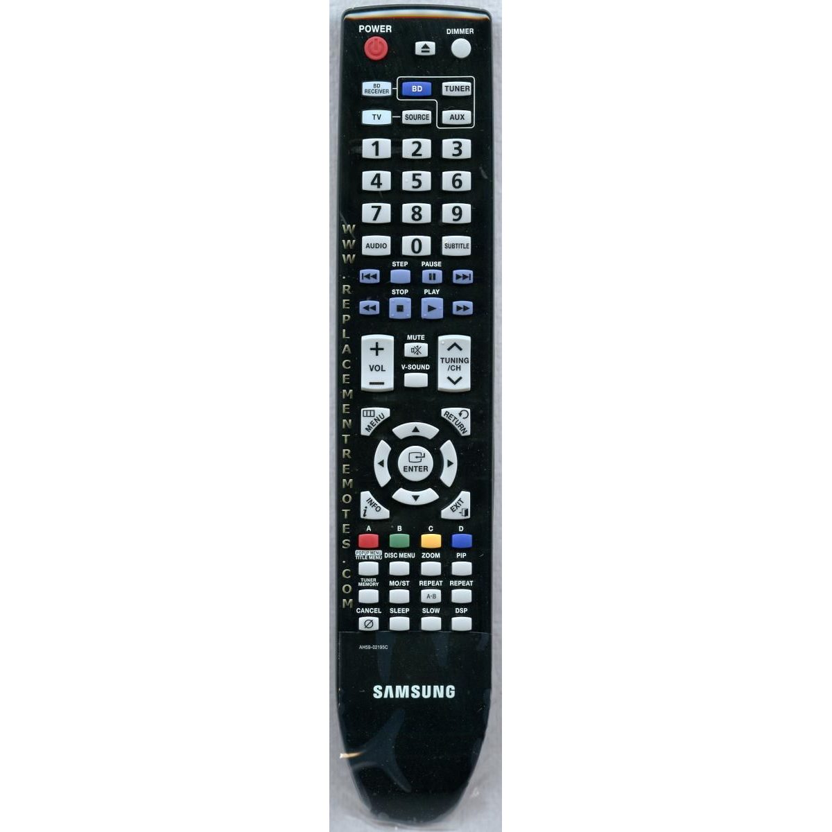 Samsung AH59-02195C Home Theater Remote Control - AH5902195C