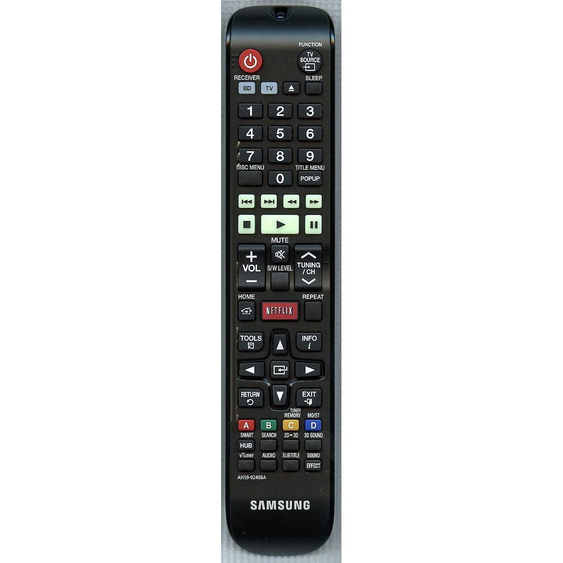 Samsung AH59-02408A Home Theater Remote Control - AH5902408A