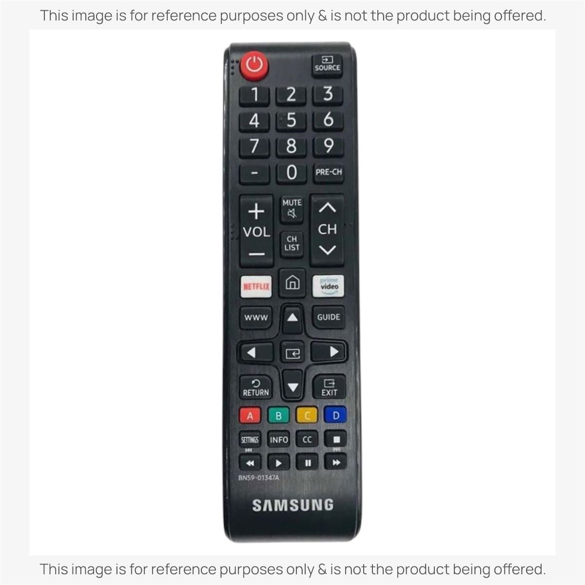 Samsung BN59-01347A Smart TV Remote Control | IR only | 2020 - BN5901347A