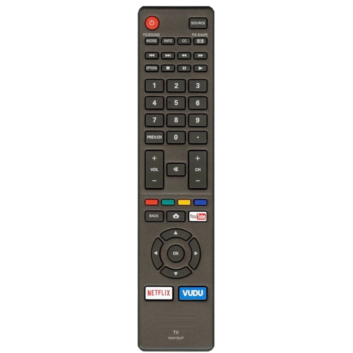 Sanyo NH415UP Smart TV Remote Control - NH415UP