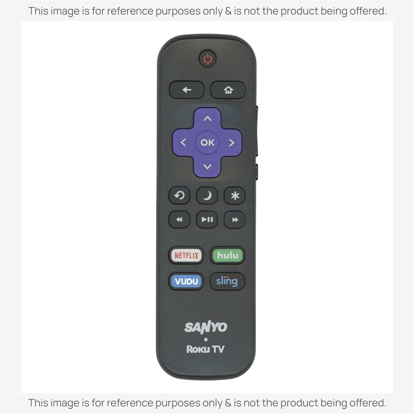 Sanyo URMT21CND006 Roku TV Remote Control
