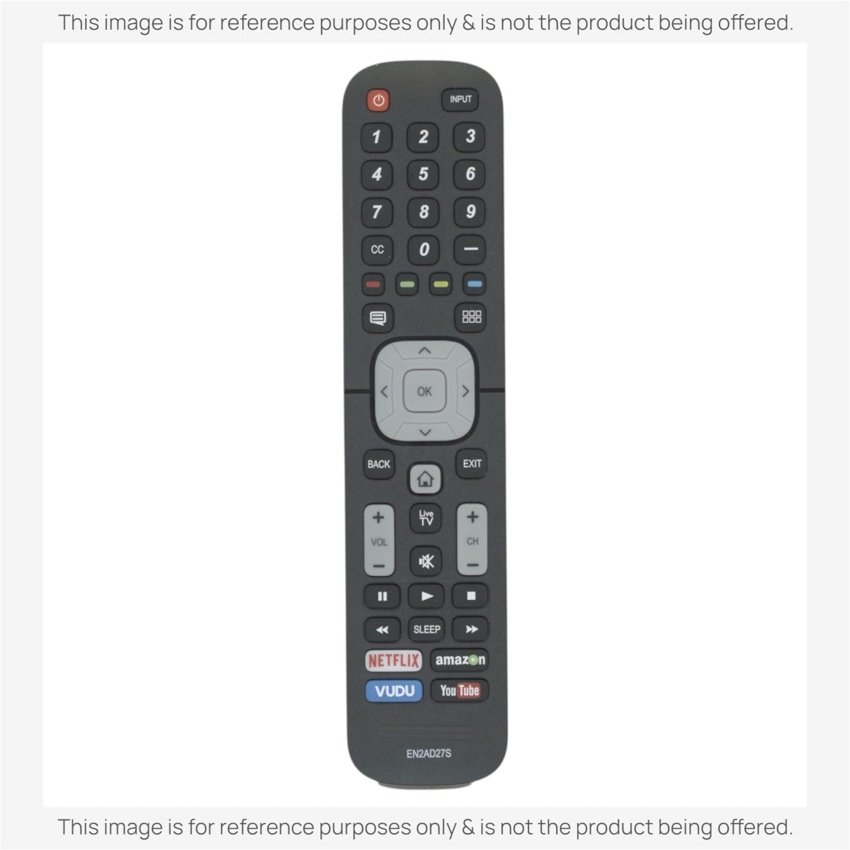 Sharp EN2AD27S Smart TV IR Remote Control for Select LED Models - EN2AD27S