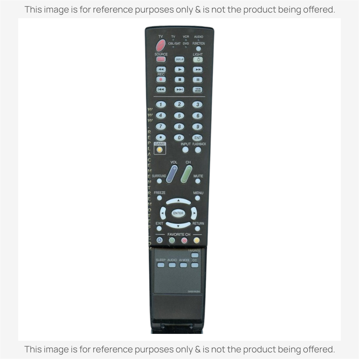Sharp GA551WJSA TV Remote Control