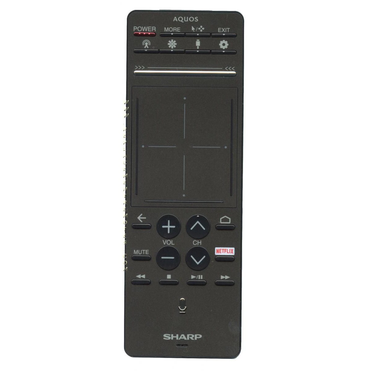 Sharp GB151WJSA Aquos Smart TV Remote Control | RF | Voice | Netflix - RRMCGB151WJSA