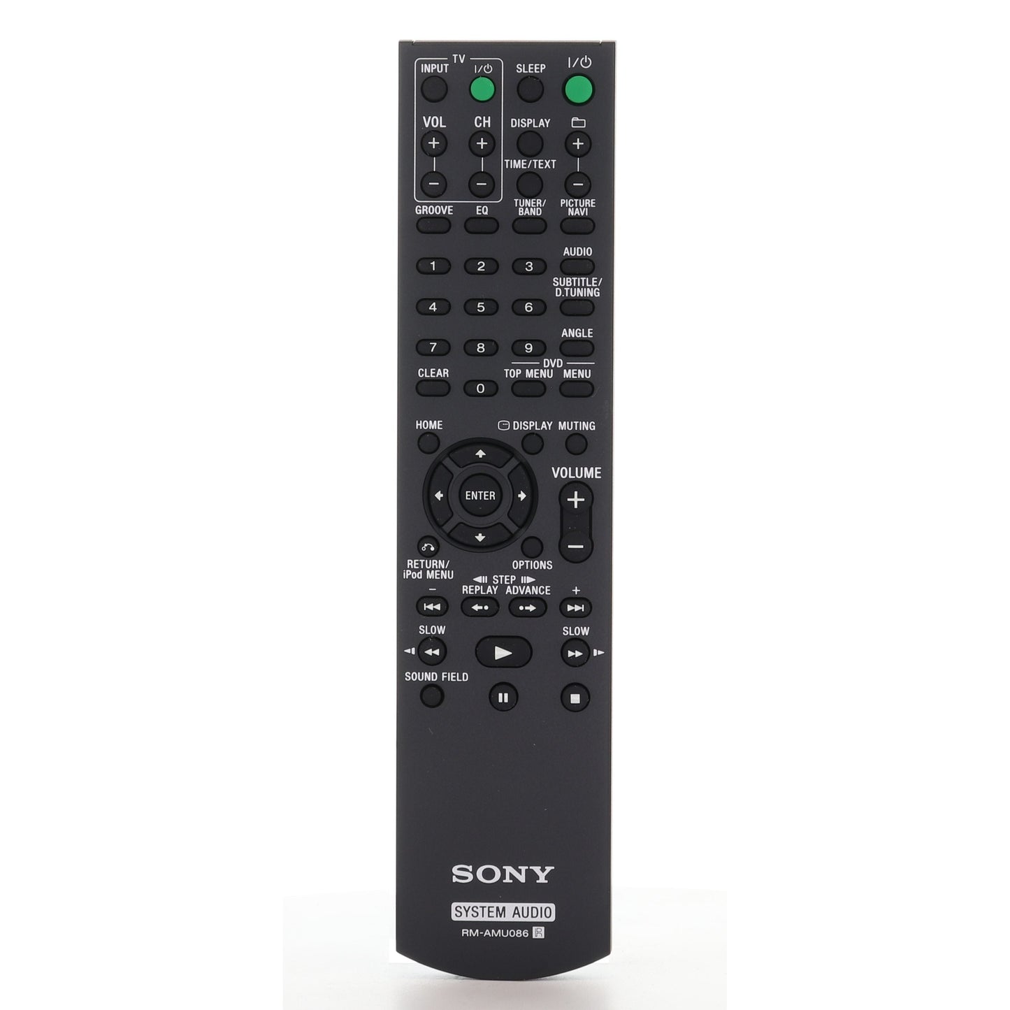 Sony RM-AMU086 Audio Remote Control for WHGSLK1I, WHGSLK2I - 1-487-836-11