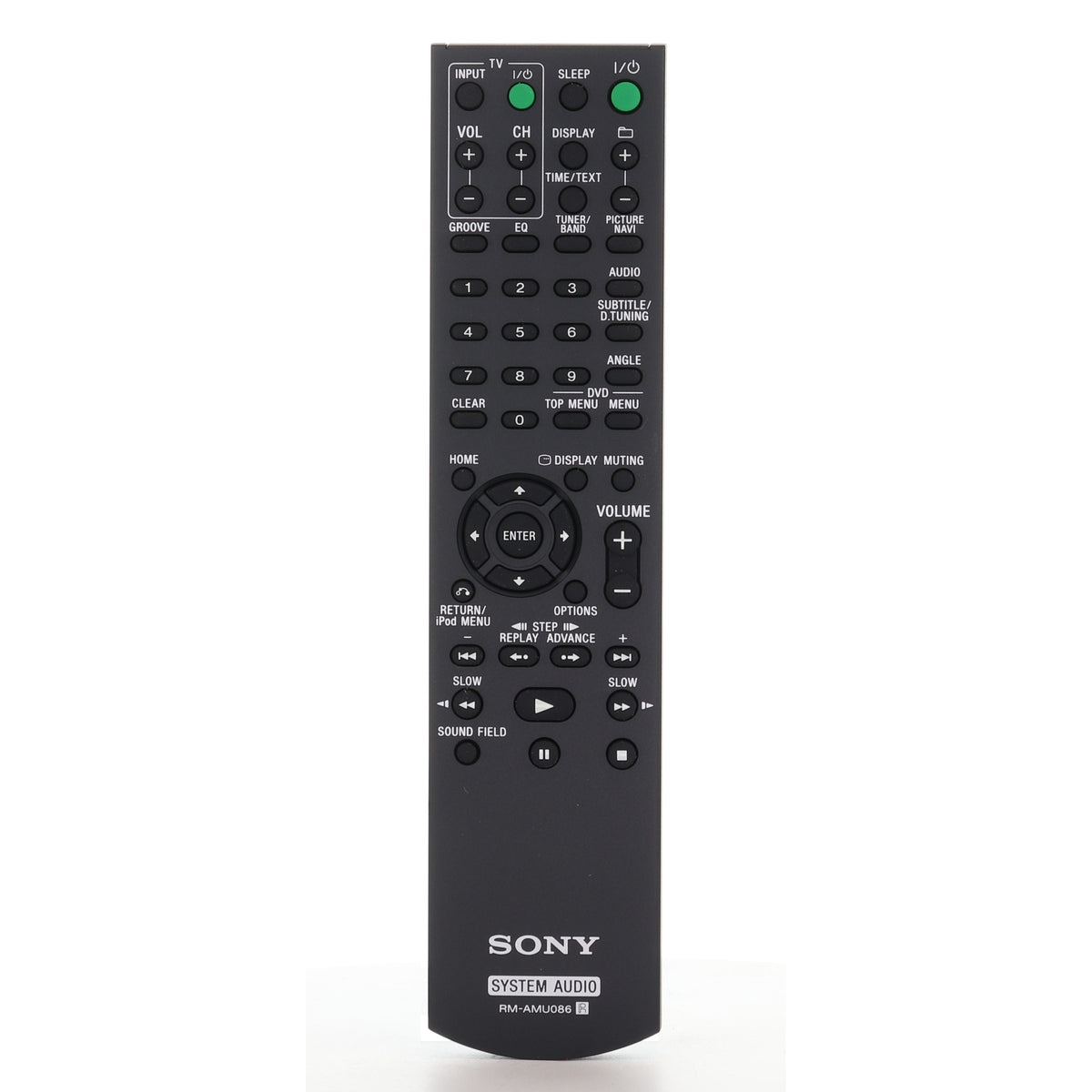 Sony RM-AMU086 Audio Remote Control for WHGSLK1I, WHGSLK2I - 1-487-836-11