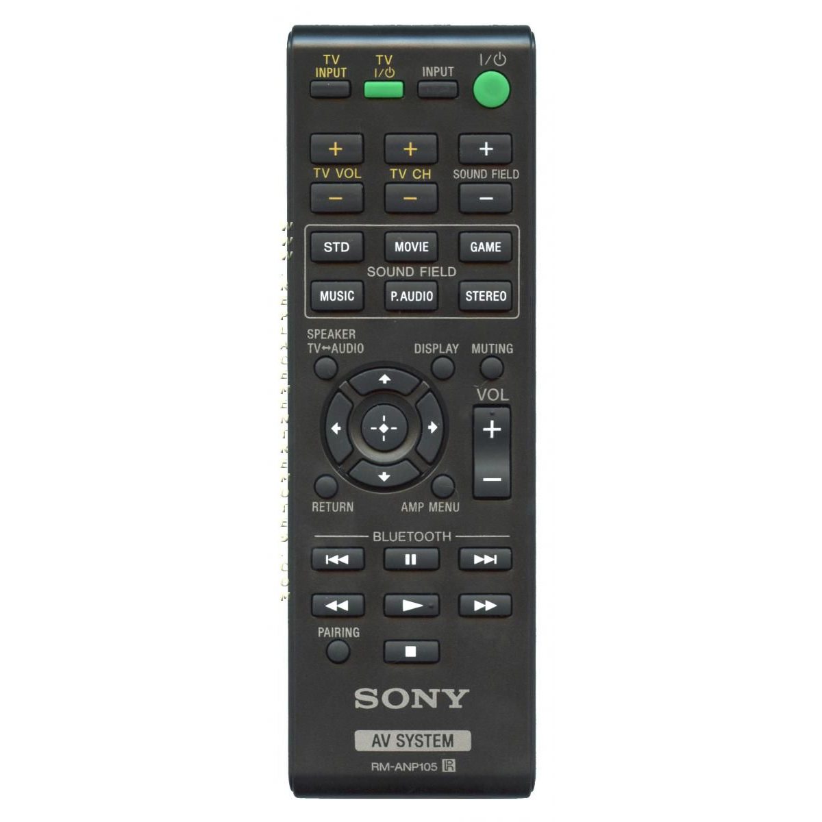 Sony RM-ANP105 Soundbar Home Theater System Audio Remote Control - 149224811 - RMANP105