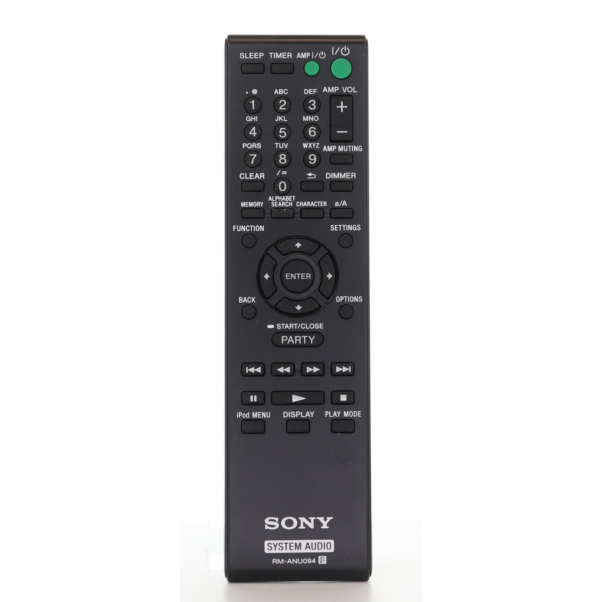 Sony RM-ANU094 Book shelf Audio Remote Control - RMANU094